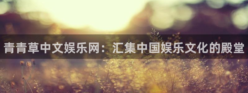 旺财28app下载：青青草中文娱乐网：汇集中国娱乐文化的殿堂
