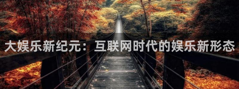 壹号注册入口app下载：大娱乐新纪元：互联网时代的娱乐新形态